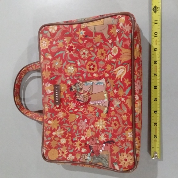 Celebrity red beaded bag set 5pc - Picture 14 of 16